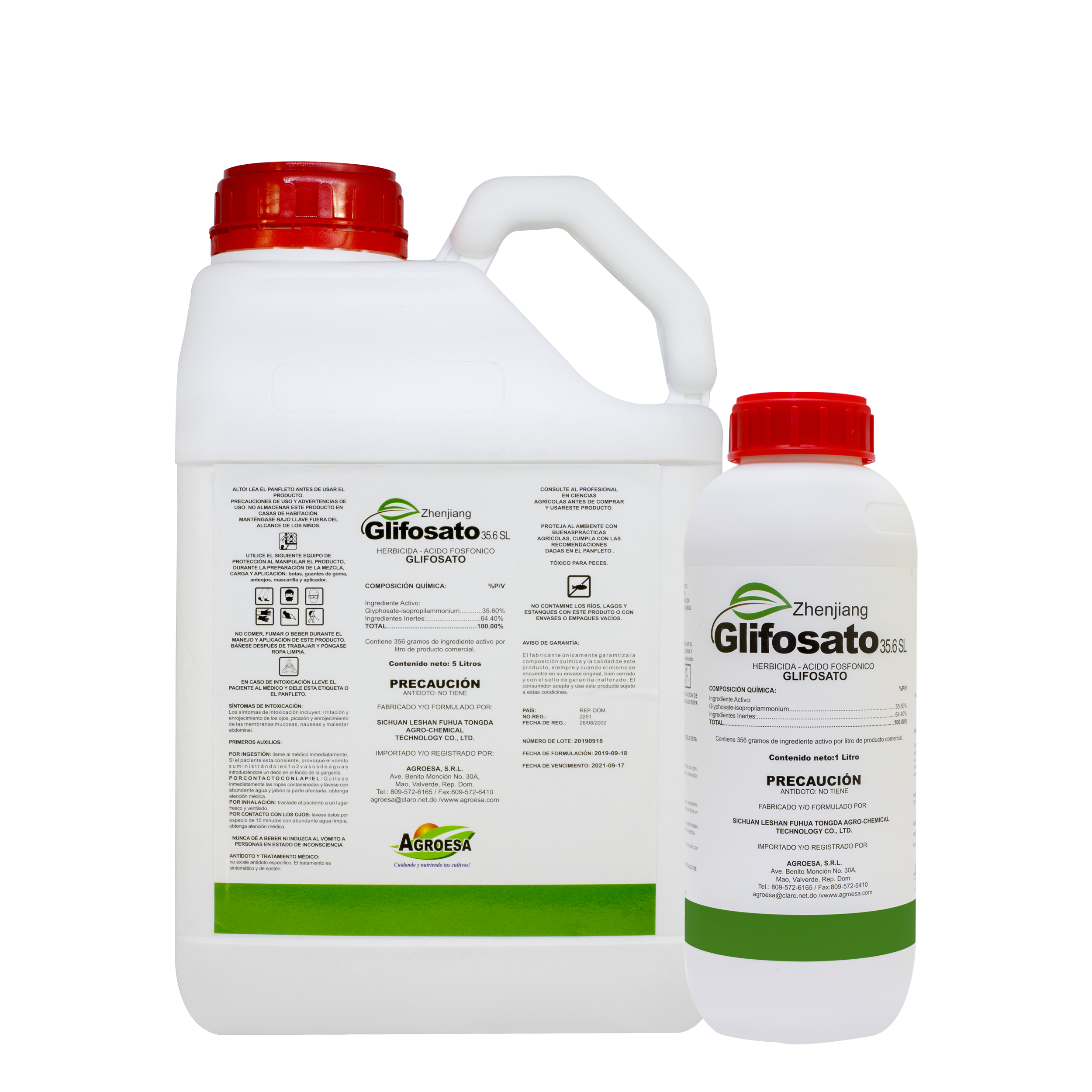 ZHENJIANG GLIFOSATO 35.6 SL - Agroesa - Desde 1996 cuidando y nutriendo tus  cultivos